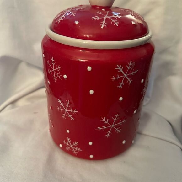 Vintage Hallmark Snowman Ceramic Christmas Cookie Jar Centerpiece - Picture 3 of 4
